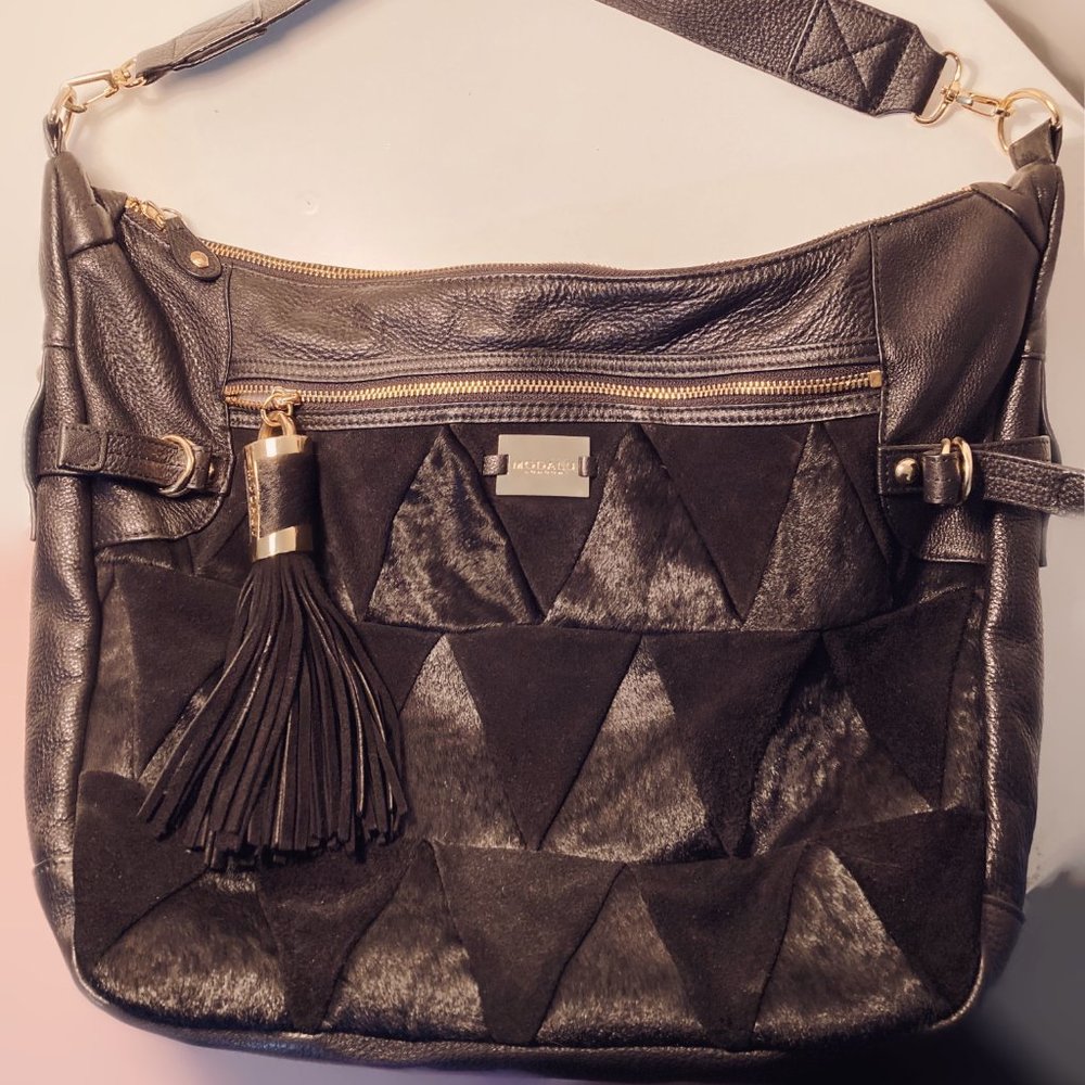 Modalu - lambskin soft leather purse shoulder bag